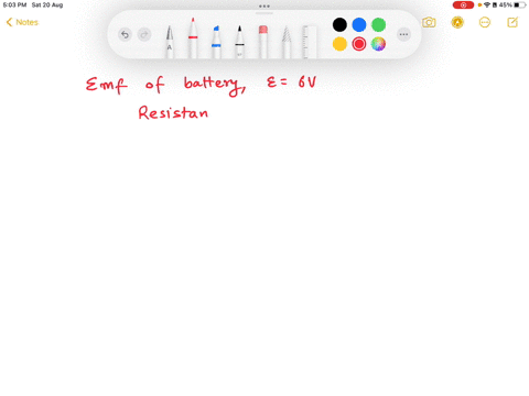 a-6-v-battery-is-connected-across-a-5-ohm-resistor-calculate-the-current-passing-through-the-resistor-77724