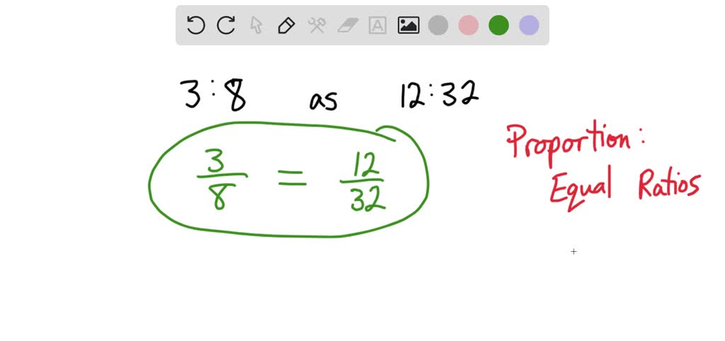 SOLVED Write 3 Is To 8 As 12 Is To 32 As Proportion 