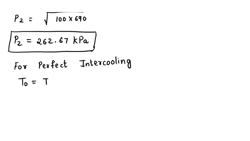 SOLVED A twostage air compressor has a suction volume of 700 m^3/hr