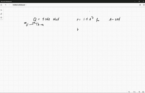 the-alpha-decay-q-value-of-238-mathrmu-is-4268-mathrmmev-caiculate-the-height-b-of-the-coulomb-barri-84534