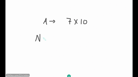 let-a-be-a-7x10-singular-matrix-what-is-the-smallest-ossible-dimension-of-null-space-of-a-84545