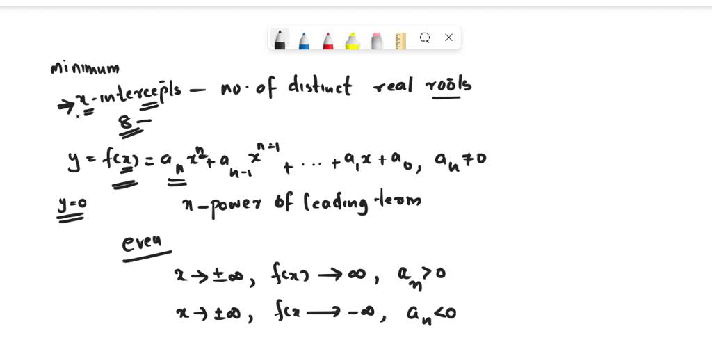 SOLVED What Is The Minimum Number Of X intercepts That A Polynomial Of solved-what-is-the-minimum-number-of-x-intercepts-that-a-polynomial-of