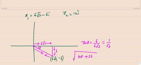 write-z1-and-z2-in-polar-form-z1-6v3-6i-z2-12i-z1-z2-find-the-product-z122-and-the-quotients-z1-and-express-your-answers-in-polar-form-z2-21-z1z2-22-4-53459