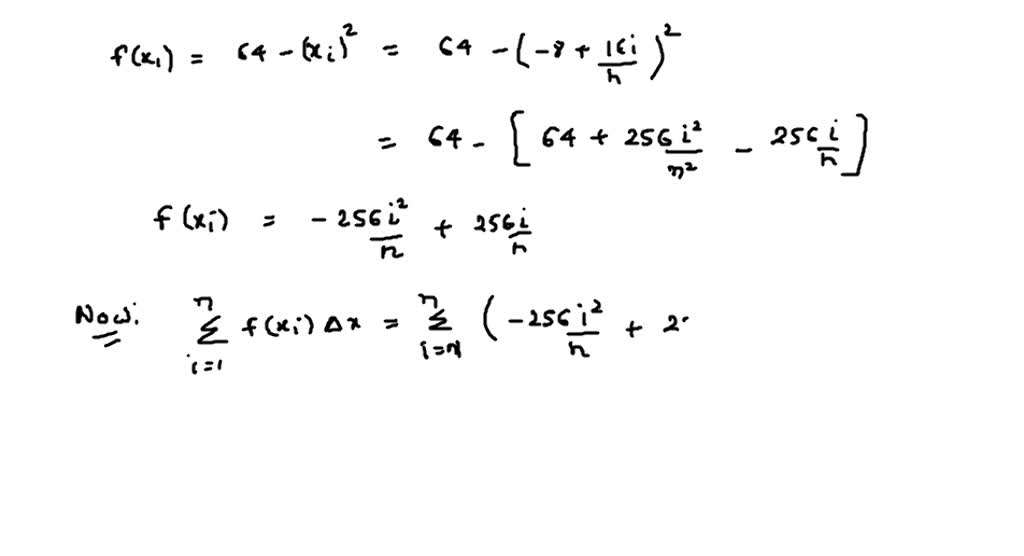 SOLVEDUse the limit process to find the area of the region between the