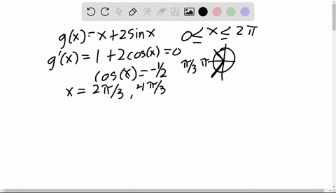 let-the-function-gx-x-2sin-x-be-defined-over-the-domain-0-x-2n-a-find-allthe-critical-numbers-test-these-using-first-derivative-test-test-these-using-second-derivative-test-list-all-the-loca-83102