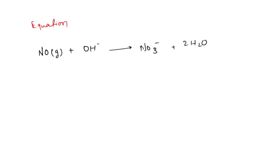 Solved Write Balanced Half Reaction For The Oxidation Of Gaseous Nitric Oxide No To Nitrate 0705