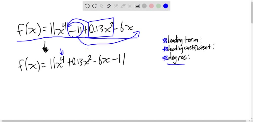 SOLVED: Classify the polynomial as constant, linear, quadratic, cubic ...