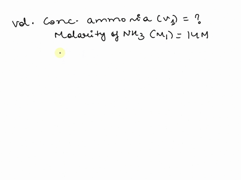 how-many-ml-of-concentrated-ammonia-14m-should-be-diluted-to-250ml-to-make-a-075-m-nh3-solution-60519