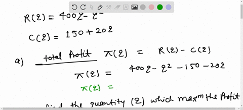 the-revenue-from-selling-q-items-is-rq-400q-42-and-the-cost-is-ca-150-20q-a-write-a-function-that-gives-the-total-profit-earned-tq-b-find-the-quantity-which-maximizes-the-profit-81416