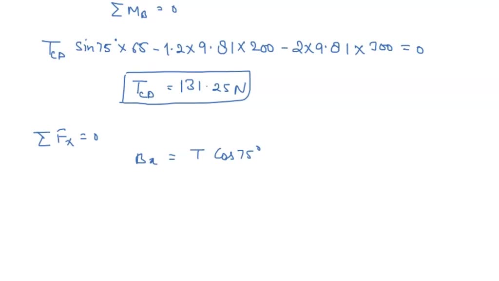 "Q4/ Skeletal Diagram Of A Hand Holding Load Is Shown In The Upper ...