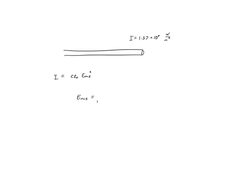 an-industrial-laser-is-used-to-burn-a-hole-through-a-piece-of-metal-the-average-intensity-of-the-light-is-save-137109-wm2-what-is-the-rms-value-of-the-electric-field-for-this-same-laser-what-22934