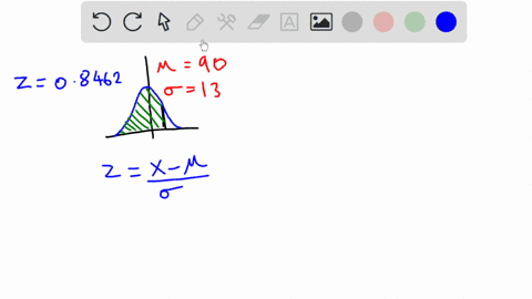 16-a-test-of-mathematics-skills-test-is-normally-distributed-with-a-mean-of-90-and-a-standard-deviation-of-13-a-student-receives-a-score-of-101-on-the-exam-what-percent-of-students-did-she-d-83195
