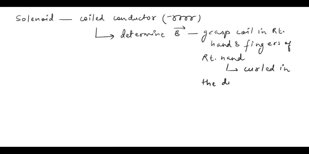 SOLVED: Which of the following statements about solenoids is correct? 1 ...