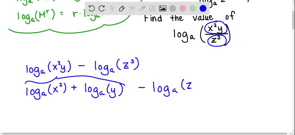 solved-suppose-log-subscript-a-x-equals-5-log-subscript-a-y-equals-3-and-log-subscript-a-z