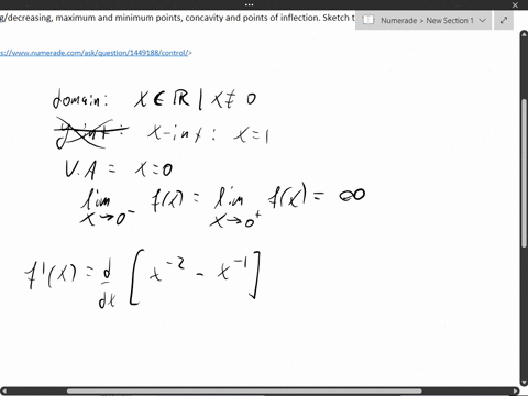analyze-the-curve-fx-1-xx2-under-the-following-headings-domain-intercepts-asymptotes-increasingdecreasing-maximum-and-minimum-points-concavity-and-points-of-inflection-sketch-the-graph-41714