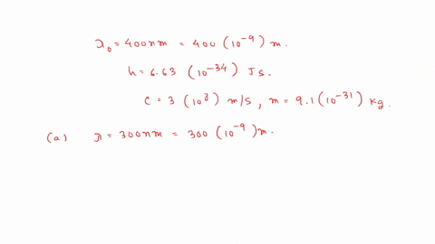 the-photoelectric-effect-threshold-wavelength-for-a-certain-metal-is-400-nm-calculate-the-maximum-speed-of-photoelectron-if-the-wavelength-of-the-light-used-is-a-300-nm-b-400-nm-and-c-500-nm-77884