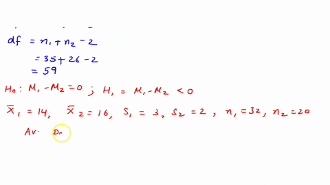 1-what-are-the-degrees-of-freedom-for-an-independent-t-test-when-n1-35-and-n2-26-2-the-following-information-is-given-about-a-hypothesis-test-of-the-difference-between-two-means-based-on-ind-85574