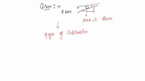 a-box-is-placed-on-an-inclined-plane-and-has-to-be-pushed-down-the-angle-of-inclination-is-a-equal-to-angle-of-friction-b-more-than-angle-of-friction-c-equal-to-angle-of-repose-d-less-than-angle-of-re
