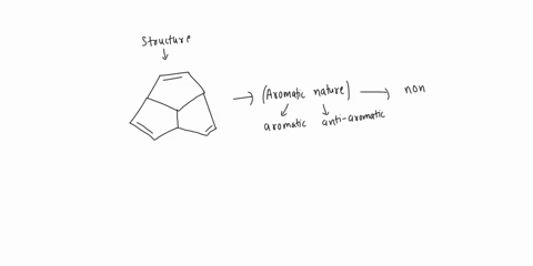the-structure-shown-below-nol-aromatic-since-no-all-carbons-have-orbla-delocalize-the-electrons-aromatic-sice-tnele-are-4nt2-clectonz-aromatc-re-each-ringhas2-44ntz-electrons-ntaromalc-each-98086