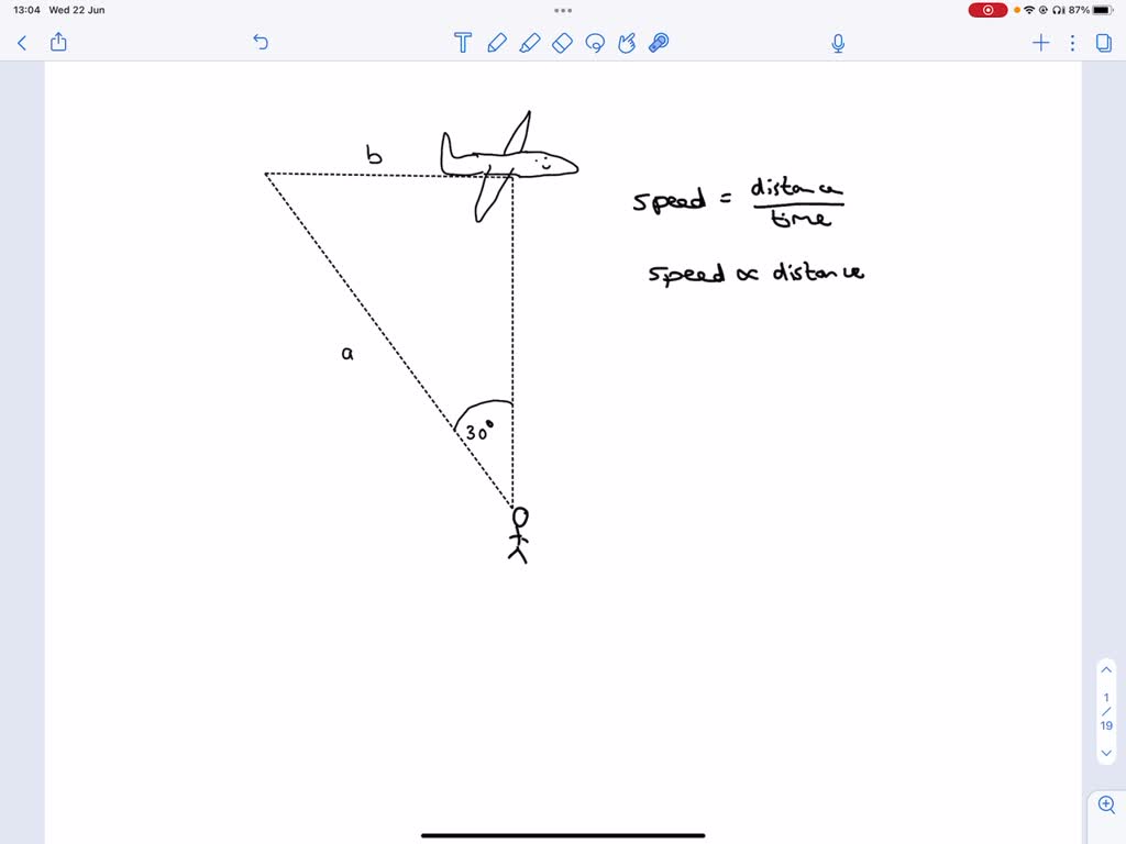 solved-a-jet-plane-in-straight-horizontal-flight-passes-over-your-head