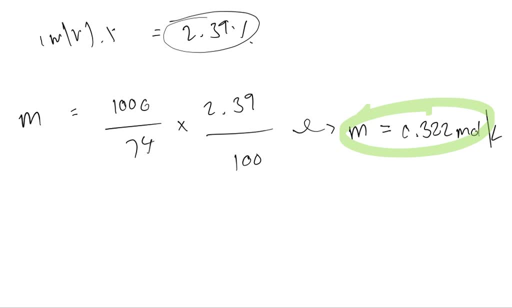 SOLVED: The osmolarity of physiological saline solution is 0.30 osmol/L