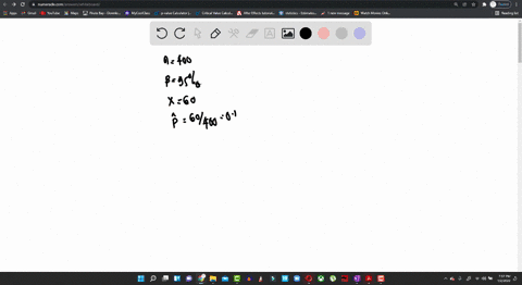 assume-that-you-are-conducting-a-study-to-estimate-the-proportion-of-all-psu-students-who-are-enrolled-in-an-online-class-this-semester-here-are-the-details-of-your-study-sample-size-400-stu-08867