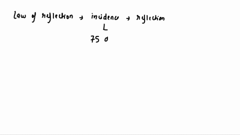 the-law-of-reflection-stated-that-if-the-angle-of-incidence-is-75-degrees-the-angle-of-reflection-is-__-degrees-32368