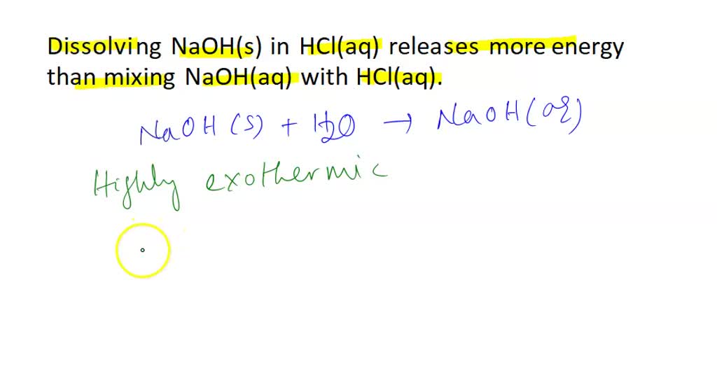 SOLVED: Why does the reaction between CH3COOH + NaOH have a higher ...