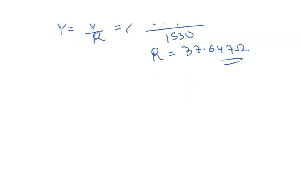 SOLVED A heating element in a stove is designed to dissipate 1,900 W when connected to 240 V
