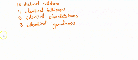 ten-distinct-children-want-to-share-4-identical-lollipops-3-identical-chocolate-bars-and-3-identical-gumdrops-how-many-ways-are-there-to-do-this-if-each-child-gets-one-item-of-candy-69855