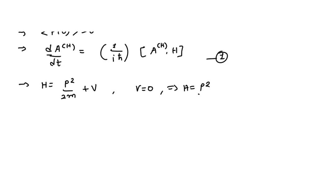 SOLVED: Consider a free-particle wave packet in one dimension. At t=0 ...