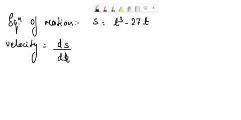 15-0ua-points-details-previous-answers-the-equation-of-motion-of-a-particle-is-t3-274-where-is-in-meters-and-t-is-in-seconds-assuulx-a-find-the-velocity-and-acceleration-as-functions-of-t-vt-10304
