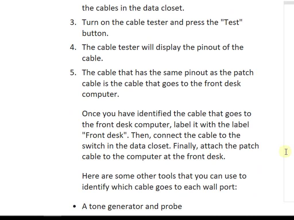 SOLVED Lab 15 Testing Mode Use Tools from the Technician's Toolkit