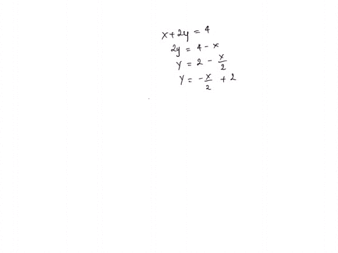 determine-the-slope-of-x-2y-4