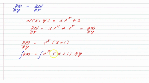 1-specify-function-mxy-that-makes-the-following-differential-equation-exact-mxydx-xex-2dy-0-b-solve-the-differential-equation-above-using-the-functon-mxy-that-is-found-in-question-ia-04513