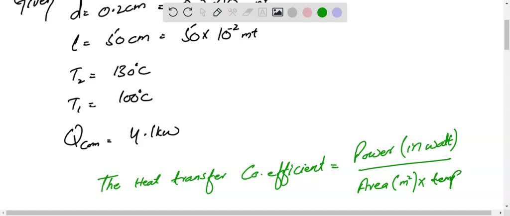 SOLVED: A 50-cm-long, 0.2-cm-diameter electric resistance wire ...