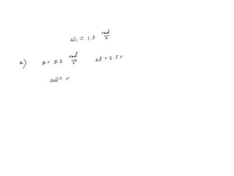 a-bicycle-wheel-has-an-initial-angular-velocity-of-130-radsrads-a-if-its-angular-acceleration-is-constant-and-equal-to-0200-rads2rads2-what-is-its-angular-velocity-at-tt-250-ss-assume-the-ac-03137