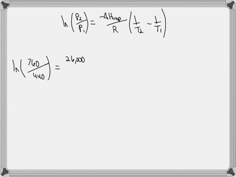 given-that-the-heat-of-vaporization-of-diethyl-ether-is-260-kjmol-and-the-vapor-pressure-of-diethyl-ether-is-440-torr-at-293-k-calculate-the-boiling-point-of-diethyl-ether-at-760-torr-13573