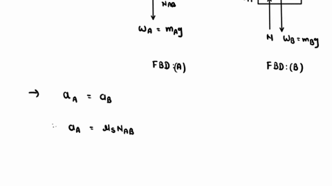 instructors-hand-two-blocks-are-placed-together-on-table-as-shown_-block-a-has-given-inass-tila-and-block-b-has-given-mnass-trp-there-is-friction-betwecn-the-two-blocks_-however-the-surface-44613