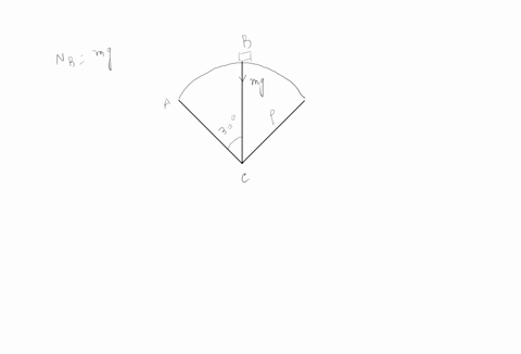 the-block-of-mass-m-kg-is-traveling-with-a-speed-of-v-ms-over-the-top-b-of-the-circular-portion-of-the-path-calculate-the-magnitude-nb-of-the-normal-force-exerted-by-the-path-on-the-block-th-30888