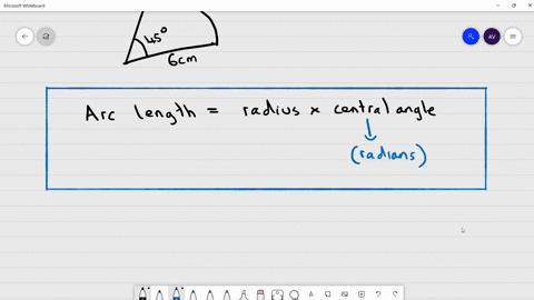 what-is-the-arc-length-of-circle-with-a-radius-6-cm-and-a-central-angle-of-45-degrees-12316