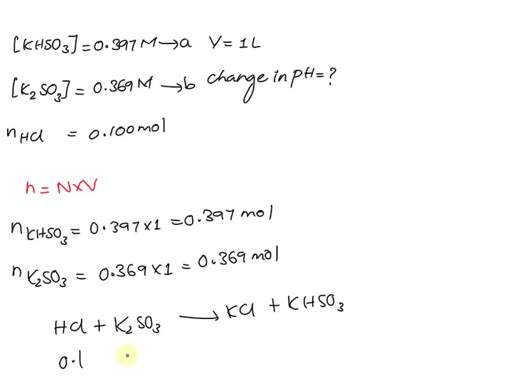 SOLVED: A buffer solution contains 0.455 M KHCO3 and 0.247 M KCO3 ...