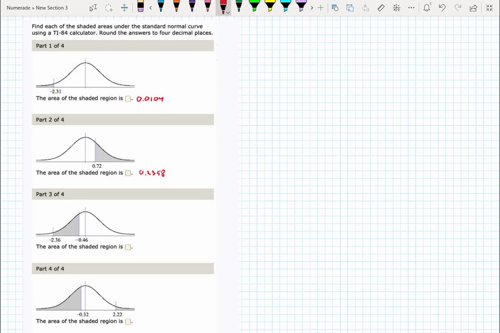 How To Find Area Of Standard Normal Curve Calculator