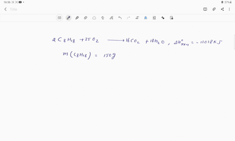 using-the-following-equation-for-the-combustion-of-octane-calculate-the-heat-associated-with-the-combustion-of-1500-g-of-octane-assuming-complete-combustion-the-molar-mass-of-octane-is-11433-45503