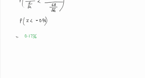 a-random-sample-of-size-64-is-taken-from-an-unknown-population-with-u-514-and-0-68-what-is-the-probability-to-4-decimal-places-that-the-sample-mean-will-9-be-less-than-5062-exceed-5292-fall-06398