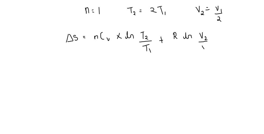 SOLVED: The entropy change when three types of gases, A, B, and C, are ...