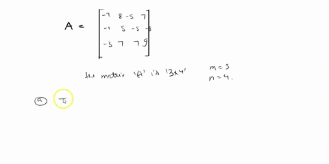 complete parts a and b for the matrix below 8 9 9 a 2 7 a find k such ...
