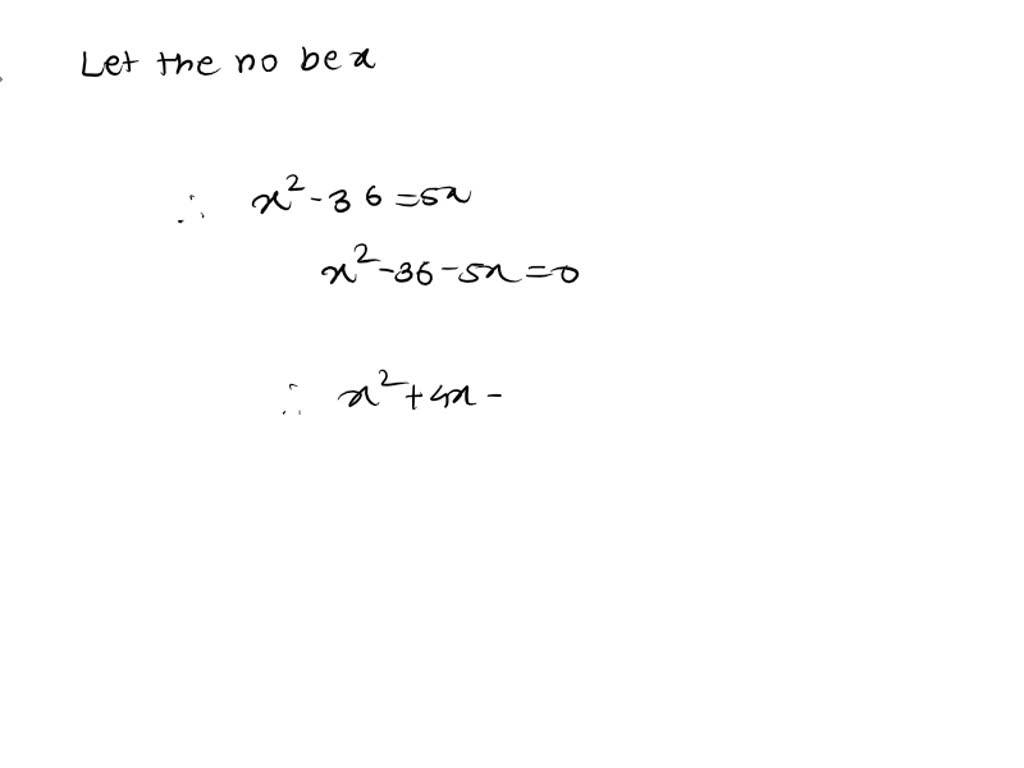 SOLVED The Difference Of The Square Of A Number And 18 Is Equal To 3 solved-the-difference-of-the-square-of-a-number-and-18-is-equal-to-3