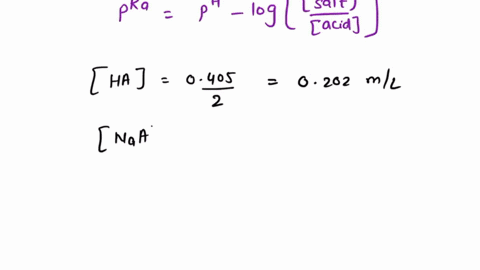 part-a-what-is-the-ph-of-a-buffer-prepared-by-adding-0405-mol-of-the-weak-acid-ha-to-0609-mol-of-naa-in-200-l-of-solution-the-dissociation-constant-ka-of-ha-is-566107-express-the-ph-numerica-16574