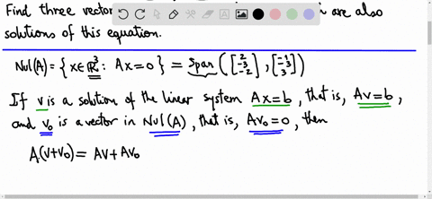 51-multiple-solutions-of-a-matrix-equation-00150-points-graded-let-abe-a-3x3-matrix-such-that-2-3-2-1-3-3-nul-a-span-2-2-is-a-solution-of-the-matrix-equation-2-assume-that-the-vector-v-56-56-49512